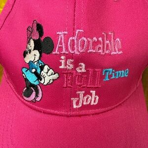 Vintage 2000 Disneyland Disney parks souvenir Minnie Mouse Embroidered Cap